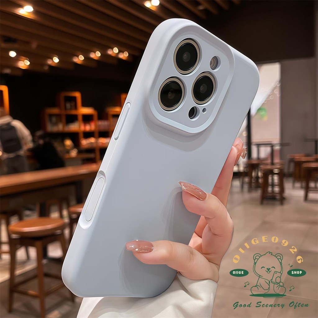 Ốp điện thoại dạng lỏng màu kẹo iphone16 Pro Max 15 14 vỏ cho vỏ iPhone vỏ mềm silicon TPU chống sốc
