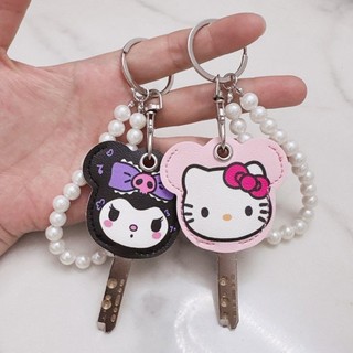 Móc khóa xe điện Vỏ bảo vệ điều khiển từ xa + Vỏ chìa khóa gia đình Chìa khóa nhập cảnh Phim hoạt hình Vỏ thẻ dễ thương