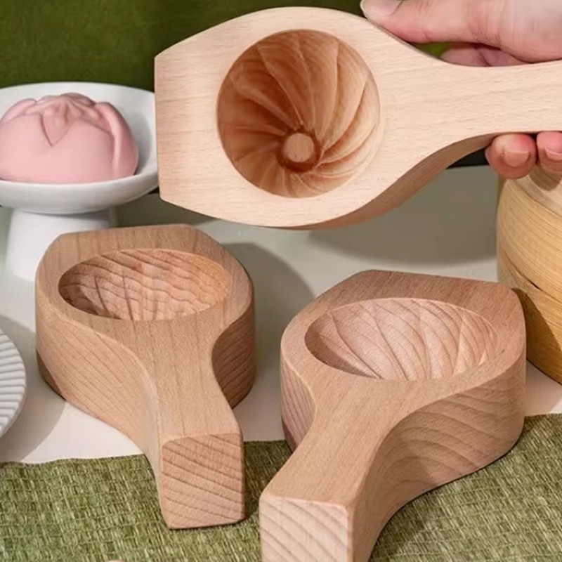 3D Khuôn Nướng Bánh Bằng Gỗ Hấp Bánh Mì Khuôn Hiện Vật Pasta Hấp Nhồi Bông Bun Dụng Cụ Hấp Nhồi Bông Baozi Làm Khuôn Dụng Cụ Nhà Bếp