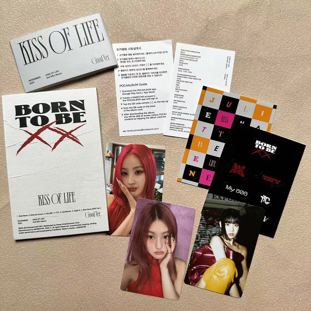 Album Mini thứ 2 Kiss of Life Born To Be XX Photo Card