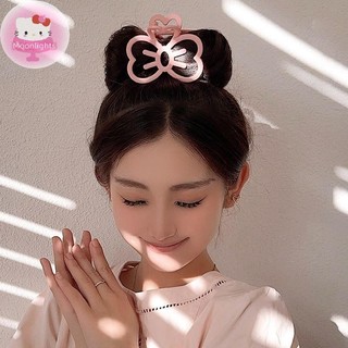 Ánh Trăng Dễ Thương Nơ Nhựa Vuốt Kẹp Kẹo Màu Cua Cho Bé Gái Ngọt Ngào Vuốt Tóc Phụ Kiện Tóc EN