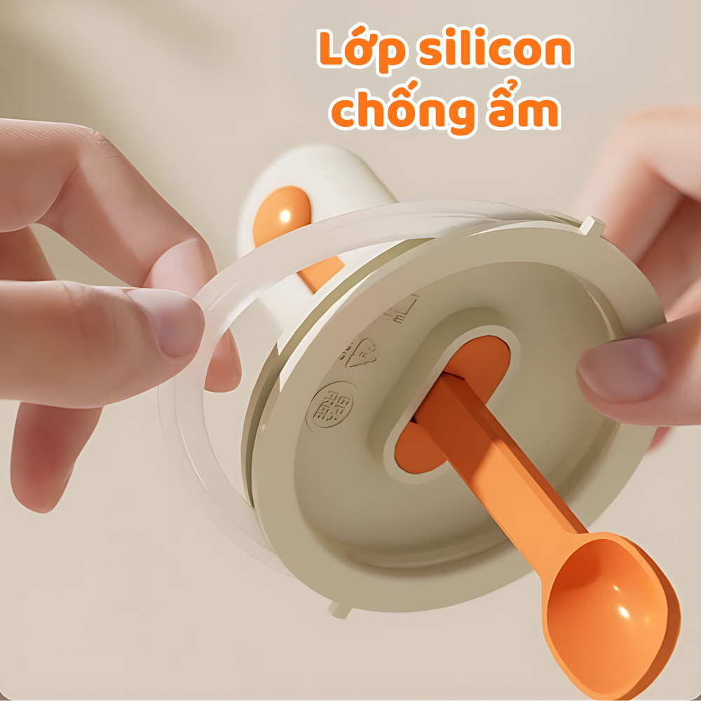 Lọ Đựng Gia Vị Thủy Tinh Trong Suốt Nắp Kín Bảo Quản Tốt, Hũ Đựng Gia Vị Kèm Muỗng Tiện Lợi DINO