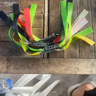 Combo 5 dây, 10 dây adam vàng, đen dài 15cm, 18cm, dầy 0,65mm, kéo tới má, dùng trong tập thể dục thể thao