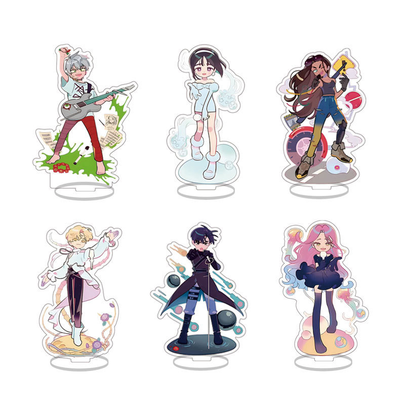 Mô Hình Acrylic Alien Stage – Standee Ivan, Till, Sua, Mizi, Trang Trí ...