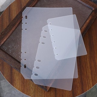 WEETW Rời Lá Chia Bên Trong Bảng Giấy Trang 2 Chiếc Matte Đa Năng Notebook Phụ Kiện Planner Separator