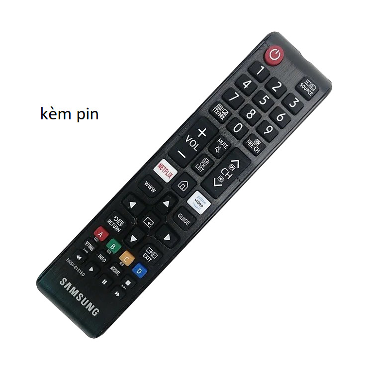 tay điều khiển remote từ xa tivi samsung ngắn BN59-01315D - Chính hãng Vietnam mới-kèm pin