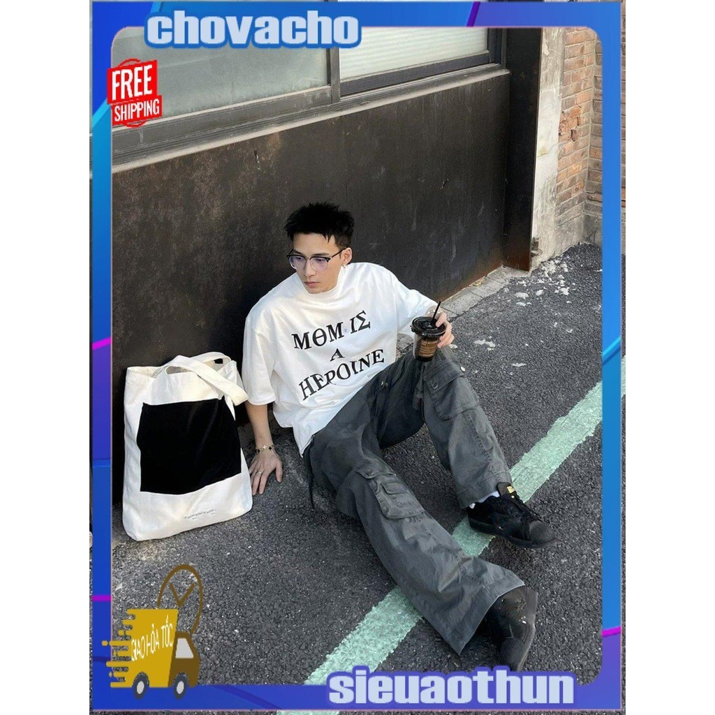 Áo thun Stee Cổ tròn in MOM Localbrand ICVCVNI Unisex