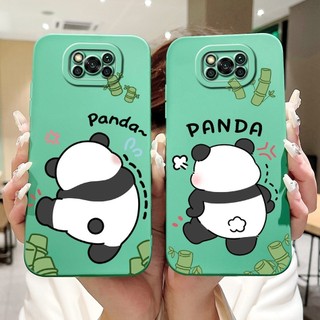 Xiaomi Poco X3 Pro / Poco X3 NFC / Poco X3 Vỏ điện thoại hoạt hình gấu trúc dễ thương PocoX3 X 3Pro Vỏ silicon mềm bảo vệ ống kính