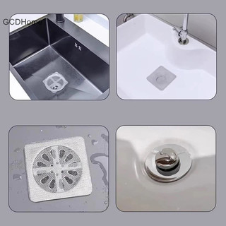 Gcdhome 10 / 50 Chiếc Chống Chặn Màn Hình Lọc Tóc Bắt Thoát Nước Lọc Nhà Bếp Phòng Tắm Dùng Một Lần Sàn Thoát Nước Miếng Dán Chống Bụi HOT