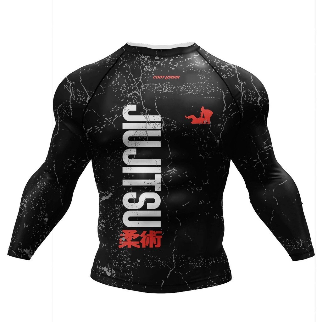 Mùa hè mới 3D in dài tay thể thao nhanh khô tập thể dục lỏng đào tạo đi xe đạp T-shirt thể thao ngoài trời thường ngày