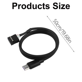 Cáp chuyển đổi màn hình thứ cấp 9Pin sang USB Type C FUN để đồng bộ hóa và sạc dữ liệu