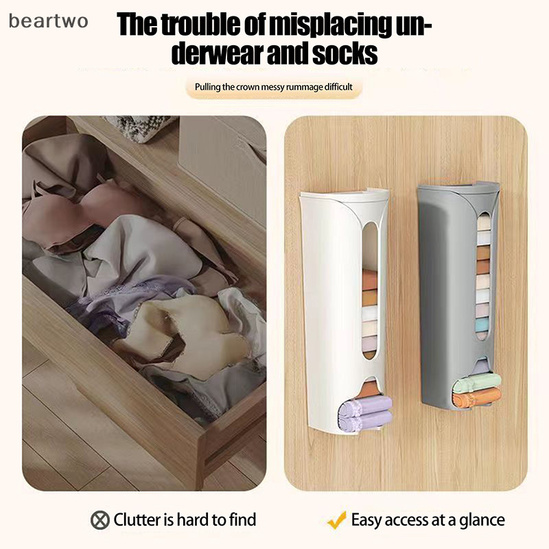 < Beartwo > Túi Nhựa Bảo Quản Tủ Quần Áo Treo Tường Tổ Chức Túi Đựng Rác Hộp Bảo Quản Nhà Bếp Túi Nhựa Phụ Kiện Nhà Bếp Đẹp