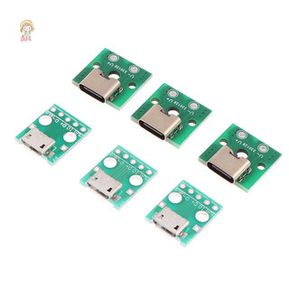 Twe 10 Chiếc Micro USB Jack Android Type-C Nữ Cổng Kết Nối Jack Cổng Sạc USB Ổ Cắm PH2.0 Vít Cố Định Tấm VN