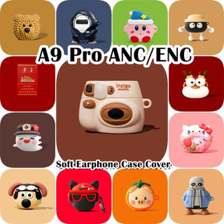 [imamura] Dành cho vỏ A9 Pro ANC / ENC Vỏ tai nghe silicon mềm Vỏ hoạt hình siêu mát NO.3