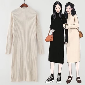 Đầm váy len dáng suông dài hàng QCCC loại 1 form dáng trẻ trung hottrend tỷ tỷ XIMIMI SP53