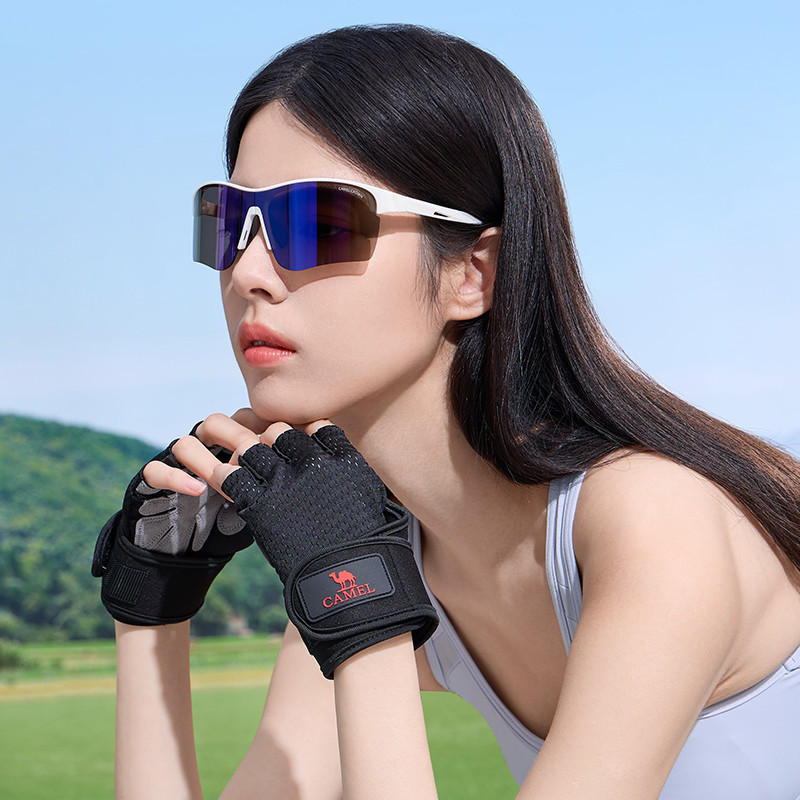 Ảnh Kính râm ngoài trời CAMEL CROWN Kính râm có thể gập lại Kính chống gió đi xe đạp 4