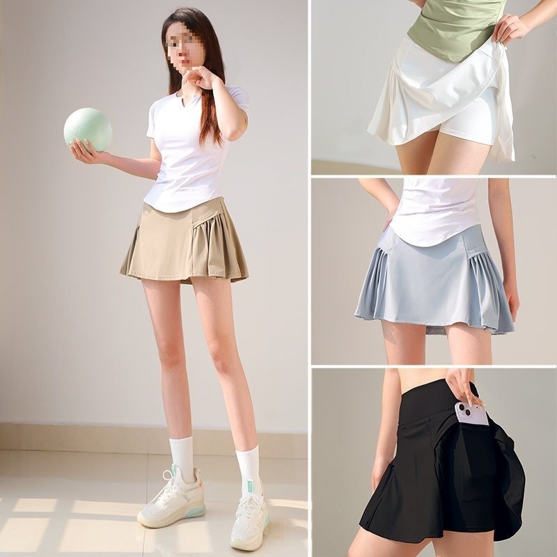 Bộ đồ thể thao cầu lông dành cho nữ Mùa hè Squash Tennis Jersey Yoga Áo thun ngắn tay tập thể dục Quần áo khô nhanh Hai