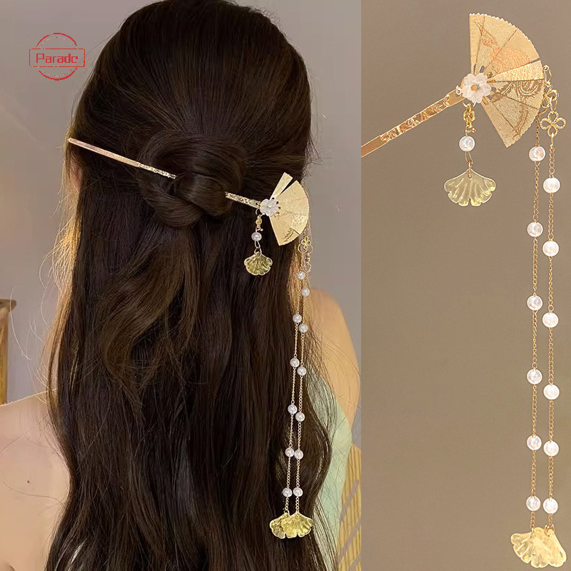 Kẹp tóc kim loại thời trang nữ, phụ kiện trang sức tóc phong cách vintage, trang trí tóc
