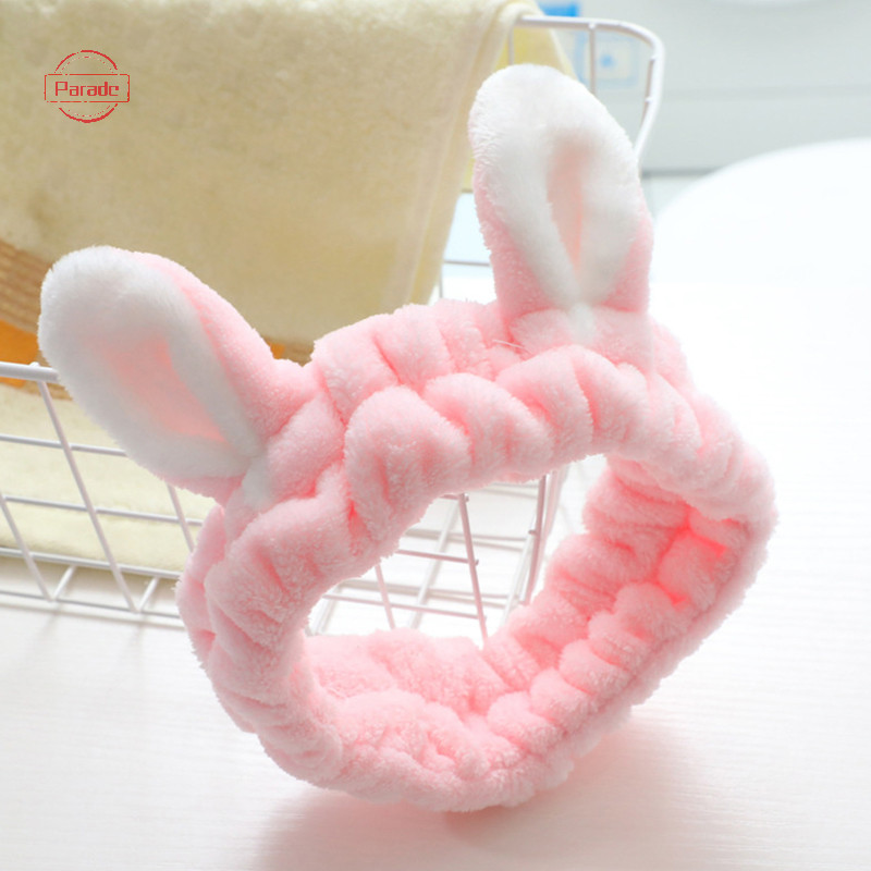 Diễu Hành Rửa Mặt Thư Mềm Nơ Ấm Trang Điểm Băng Đô Quấn Tóc Động Vật Tai Bé Gái Co Giãn Giá Đỡ Tóc Turban Phụ Kiện Tóc VN