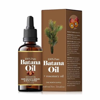 NEW 2PCS Batana Oil with Rosemary for Hair Growth 30ML