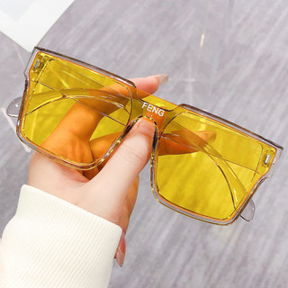 Kính râm ngoại cỡ hình vuông Unisex UV400 Kính râm đi biển chống nắng mạnh