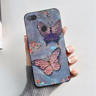 Dành Cho Xiaomi Mi 8 Lite Ốp Lưng Silicon Mềm Thiết Kế Mới 2024 Thời Trang Sơn Bướm Bảo Vệ TPU Slim Cover Cho Xiaomi Mi 8LITE Vỏ