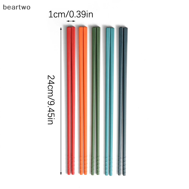 < Beartwo > Bộ Đũa Silicon Nhật Bản Chống Trơn Trượt Mì Sushi Đũa Thực Phẩm Bộ Đồ Ăn Nhà Bếp Quà Tặng Bộ Đồ Ăn Đẹp