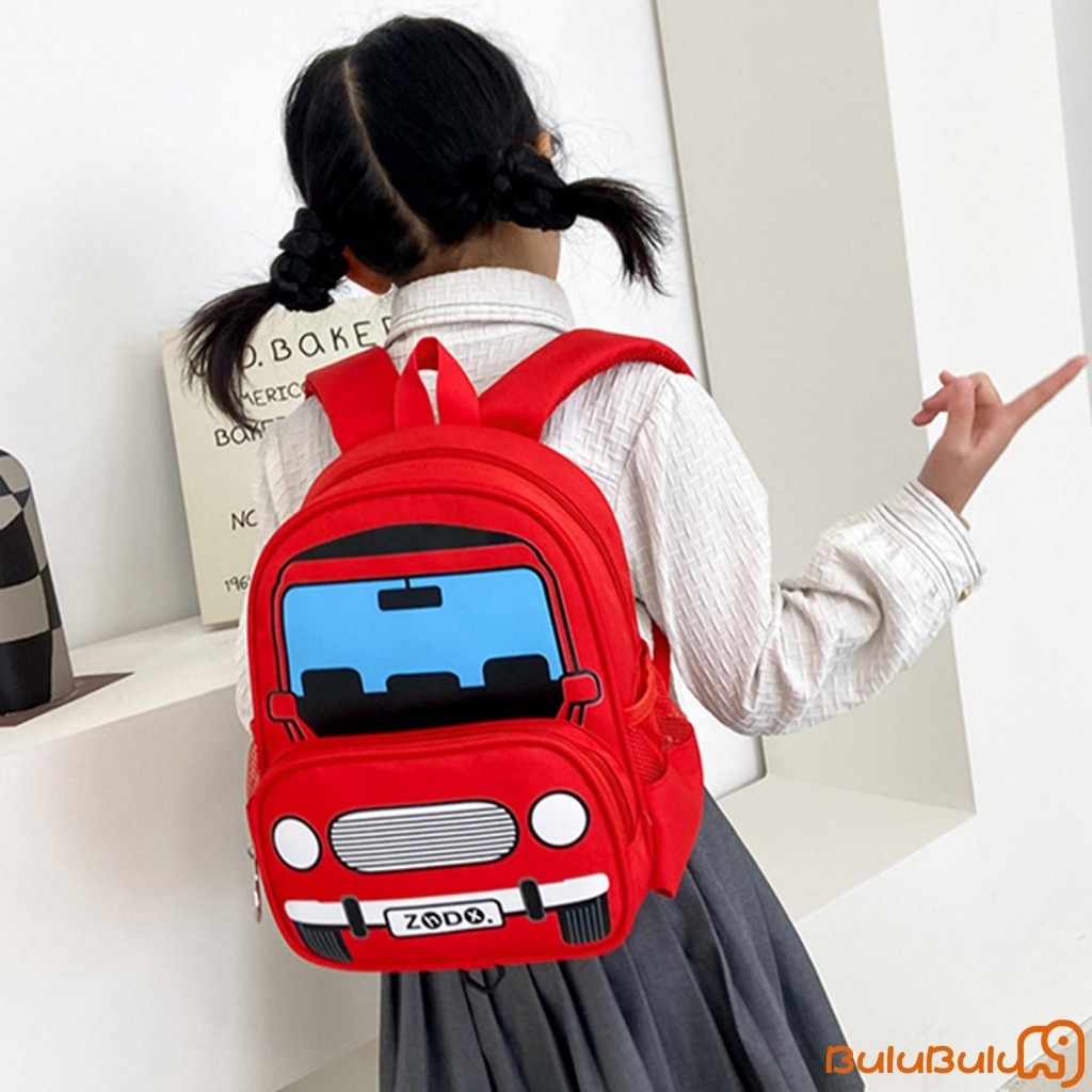 Ba lô ô tô trẻ em Túi mầm non thời trang Túi sách nhẹ cho bé trai bé gái 3-6 tuổi