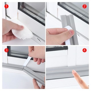 dán chân cửa dải niêm phong, chặn khe cửa ngăn gió , cách nhiệt, cách âm, chống côn trùng, bụi bẩn SUNND