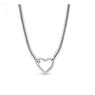 Spot goods [2024 New style] heart-shaped clasp snake bone chain necklace necklace 925 silver