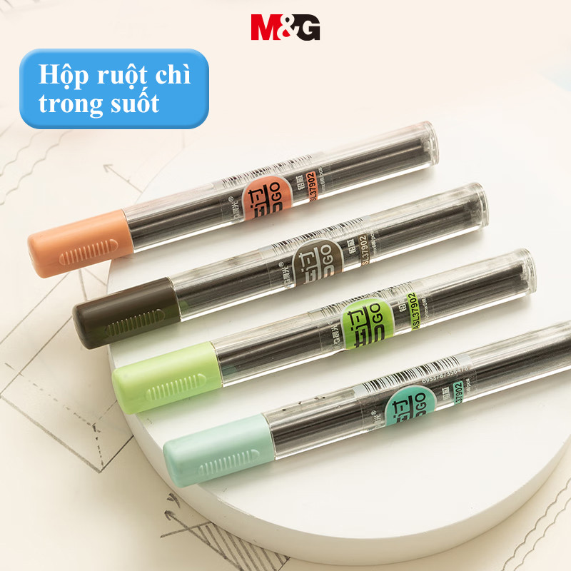 Product image M&G Overstriking Pencil Refill 2B 2.0mm Màu ngẫu nhiên Lõi mạnh Bút chì nạp lại Bút chì Propelling Bài thi Đồ dùng học tập 6Sticks-1Set ASL37902 4