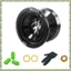 LESHARE Yoyo Magic Yoyo BEBOO Yoyo S2 Vòng bi Yoyo kim loại đen đáp ứng cho trẻ em Người lớn Đồ chơi Yo-Yo chuyên nghiệp Dễ dàng cài đặt Dễ dàng sử dụng