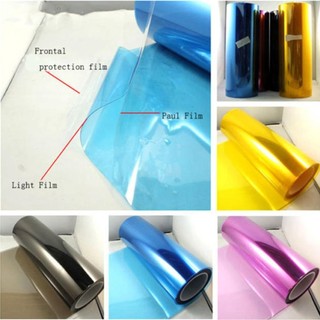 Lookshow 30 * 60cm Hot Đèn Pha Ô Tô Dán Tint Phim Đèn Hậu Vinyl Sương Mù Bọc C3O8