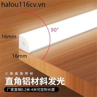 Thanh led 220v chữ V góc phải không driver, dùng cho tủ rượu, tủ trưng bày, đèn trần
