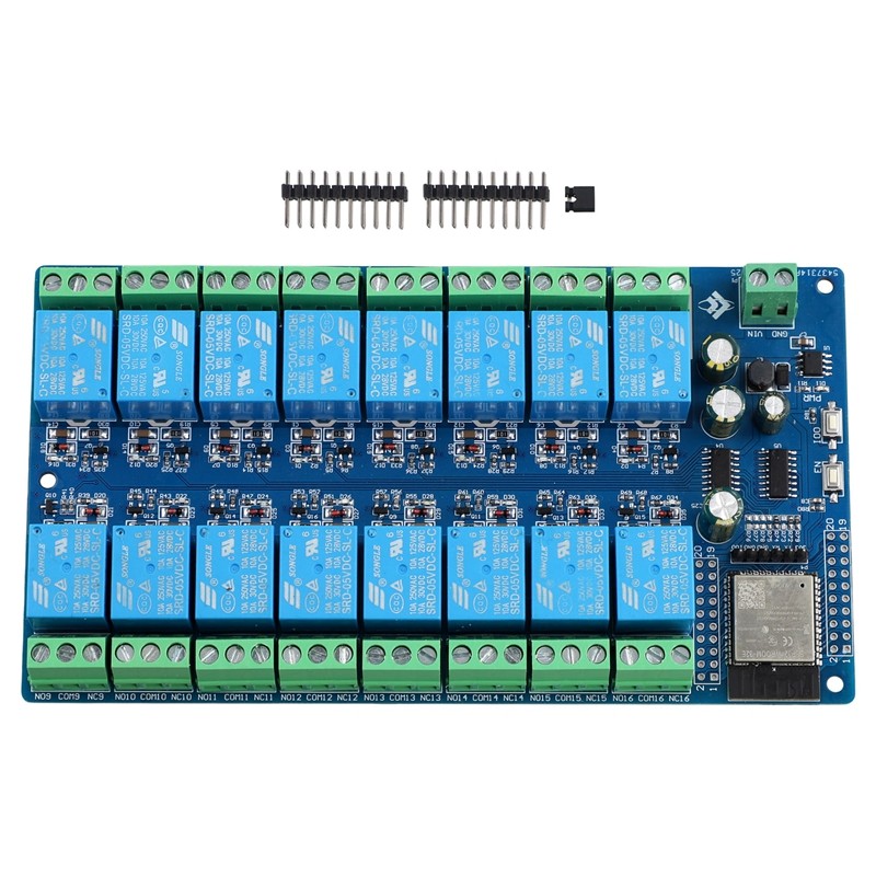 Mô-đun rơle 16 kênh DC5-12V Bộ nguồn ESP32 Bảng phát triển ESP32 Module phát triển thứ cấp