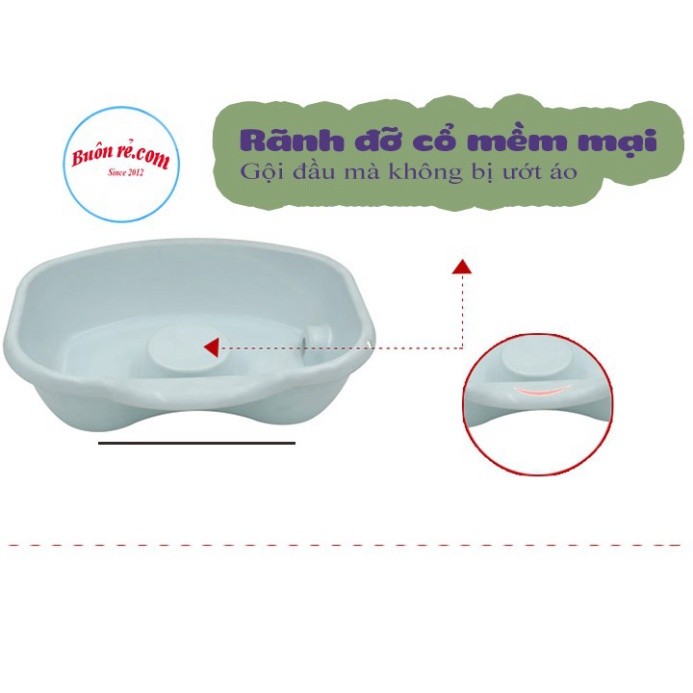 Chậu gội đầu tại giường cho người già, bà bầu, trẻ nhỏ Nhựa Việt Nhật -Thau gội đầu tiện ích (MS: 2206) Buôn rẻ 01358 Ba