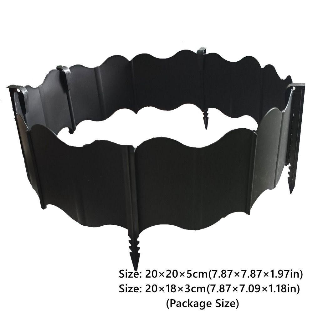 Biên giới viền cảnh quan CHEESELY, hàng rào trang trí cho cỏ, vườn, hoa; bảng DIY màu xanh lá