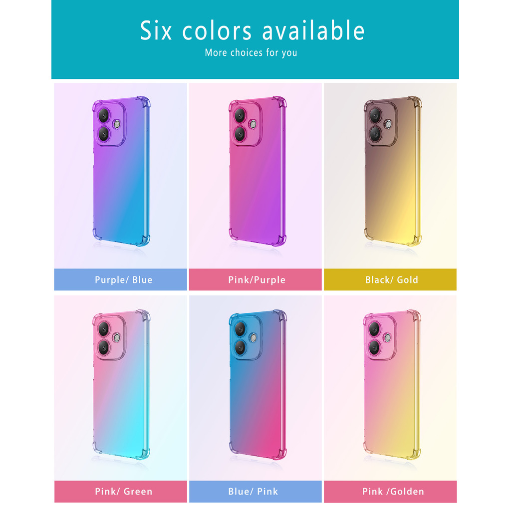 Ốp điện thoại di động chống rơi 3 trong 1 OPPO A3X cho OPPO A3 Pro A3X 5G A3X 4G Kính cường lực và Phim ống kính