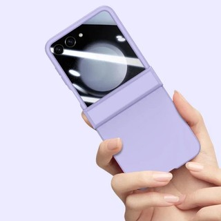 Ốp PC cứng màu kẹo siêu mỏng Samsung Galaxy Z Flip 7 Flip 6 Z Flip 5 Bảo vệ Camera Cửa sổ lớn Bản lề đầy đủ Ốp điện thoại chống sốc