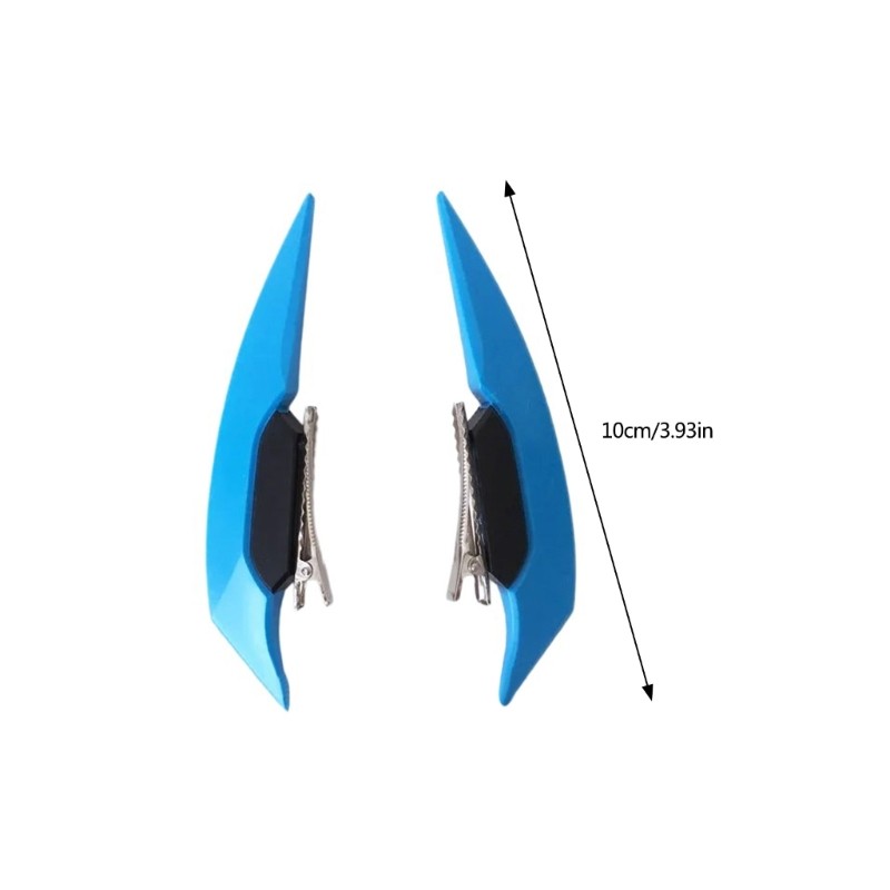 Woke Bên Tóc Cho Cosplay Đảng Punk Thiên Thần Cánh Tóc Pin Chống Trơn Trượt Barrettes Cho Bên Tóc Anime Trang Phục Tóc Orname