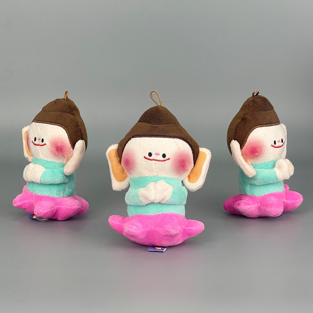 Đồ chơi bông búp bê Phật nhỏ Kawaii, móc khóa mặt dây chuyền, trang trí túi, quà tặng sinh nhật