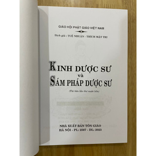 Sách - Kinh Dược Sư và Sám Pháp Dược Sư ( bìa mềm)