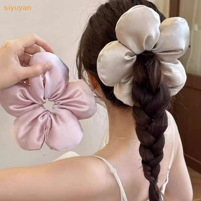 Siyuyan Sa Lớn 3D Hoa Tóc Dây Dành Cho Nữ Ngọt Ngào Bé Gái Mũ Lớn Intese Hairband Phụ Kiện Tóc Thời Trang VN