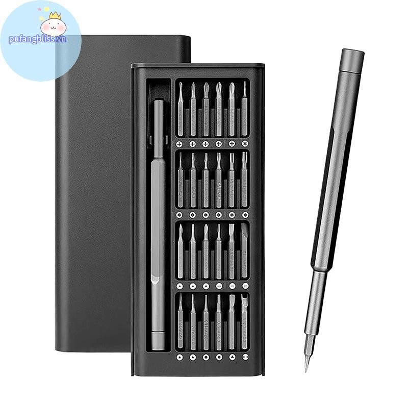 Pufangbliss 1 Bộ Dụng Cụ 25 Trong 1 Bộ Tua Vít Chính Xác Từ Tính Cho Điện Thoại Di Động Phần Cứng Sửa Chữa PC Với Torx Hex Bits VN