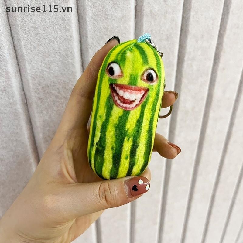 Ssvn Ngộ nghĩnh Dưa Hấu Dải Sang Trọng Móc Khóa Búp Bê Trái Cây Sáng Tạo Móc Khóa Nữ Ba Lô Túi Mặt Dây Chuyền Trẻ Em Quà Tặng Sinh Nhật Phụ Kiện.