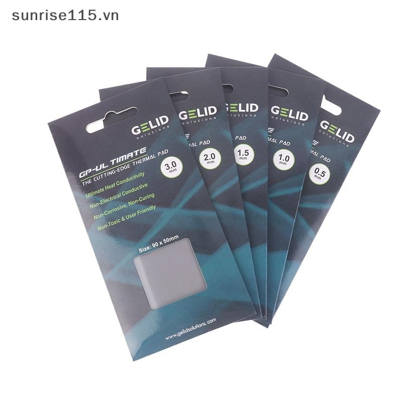 Ssvn GP-Ultimate 15W / MK Tấm giữ nhiệt CPU / GPU Đồ họa Bo mạch chủ Tấm lót mỡ silicon tản nhiệt Tấm silicon 90x50MM.
