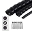Ống nhựa xoắn dây nhựa quấn gọn bảo vệ dây điện ống ruột gà ruột mèo phi 8mm ~ 20mm màu đen/trắng-GIOVA