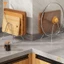 Kittenbaby Thớt Ban Giá Đỡ Chảo Inox Nắp Giá Cắt Bảng Đứng Giá Đỡ Đồ Dùng Nhà Bếp Tổ Chức Cho Cutg Ban Nắp Nồi Mới
