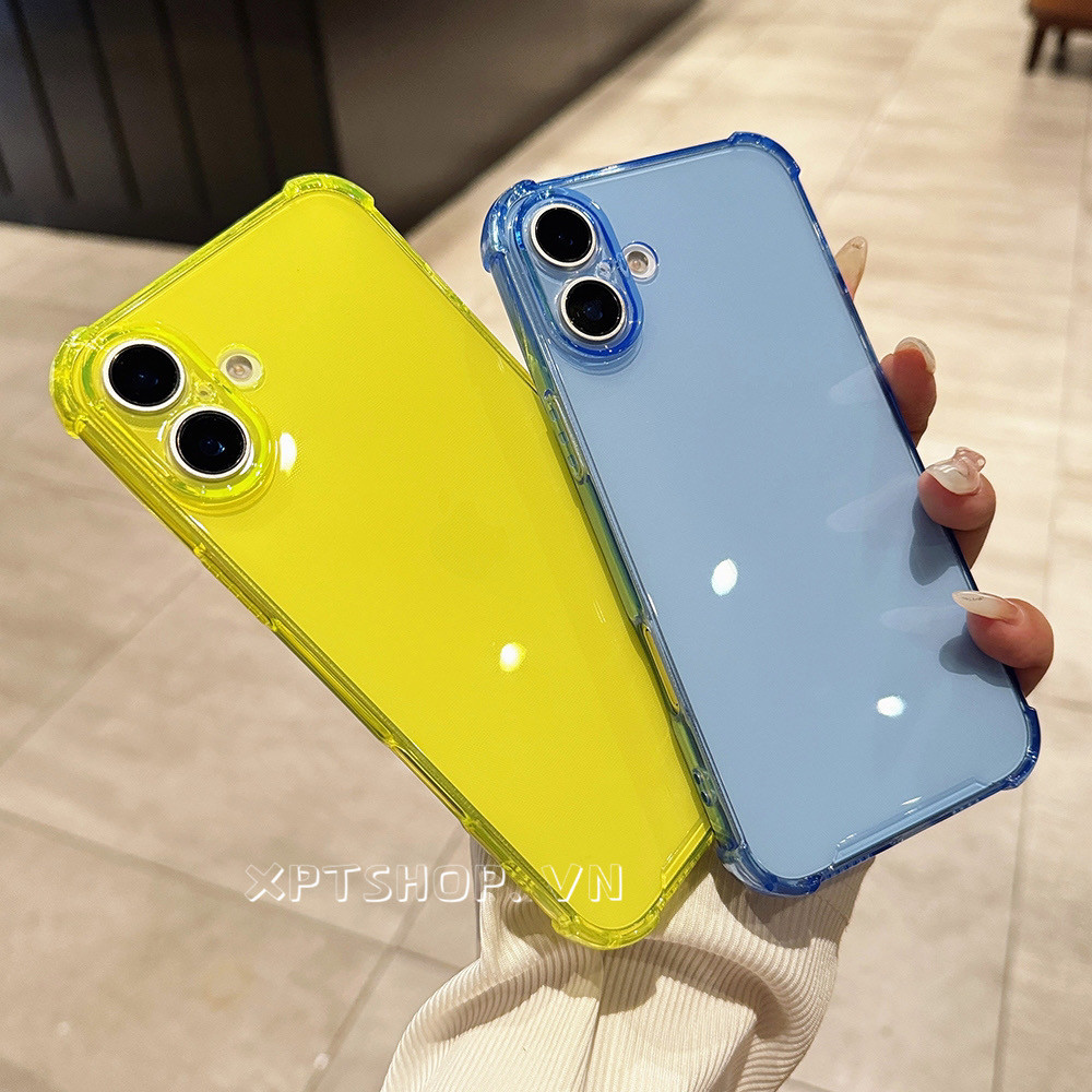 Ốp Điện Thoại Nhiều Màu Cho iPhone 17 Pro Max 16 15 14 13 12 11 Bảo Vệ Toàn Diện Bốn Góc Chống Rơi Bảo Vệ TPU Sost Vỏ