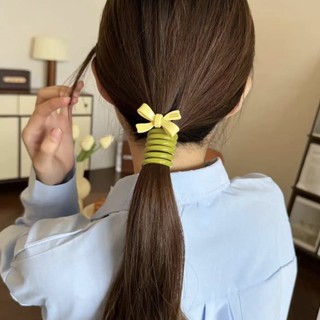 Dây bện tóc lò xo tạo kiểu nữ, dây buộc tóc điện thoại co giãn tạo kiểu tóc gọn gàng
